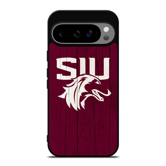 SOUTHERN ILLINOIS SALUKIS WOODEN LOGO Google Pixel 9 Pro XL Case Cover