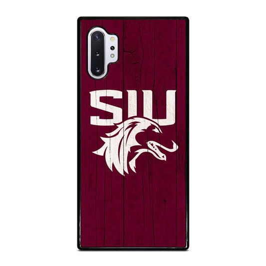 SOUTHERN ILLINOIS SALUKIS WOODEN LOGO Samsung Galaxy Note 10 Plus Case Cover