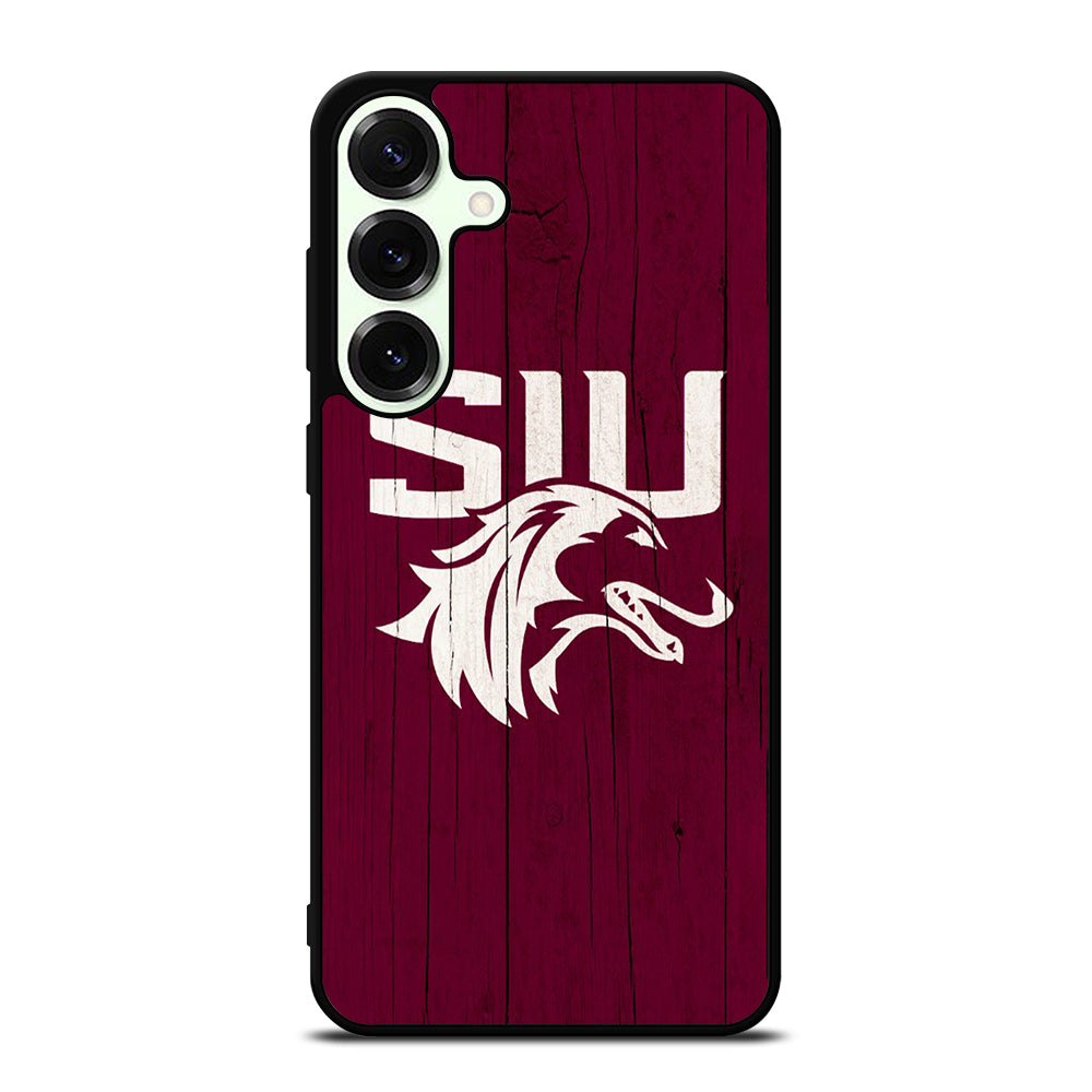 SOUTHERN ILLINOIS SALUKIS WOODEN LOGO Samsung Galaxy S26 Plus Case Cover
