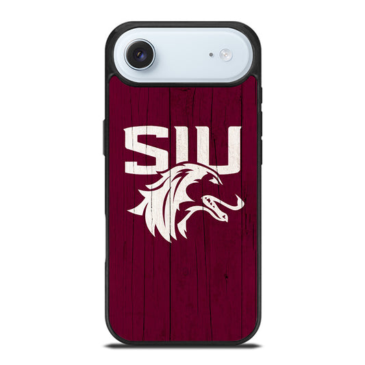 SOUTHERN ILLINOIS SALUKIS WOODEN LOGO iPhone Air Case Cover