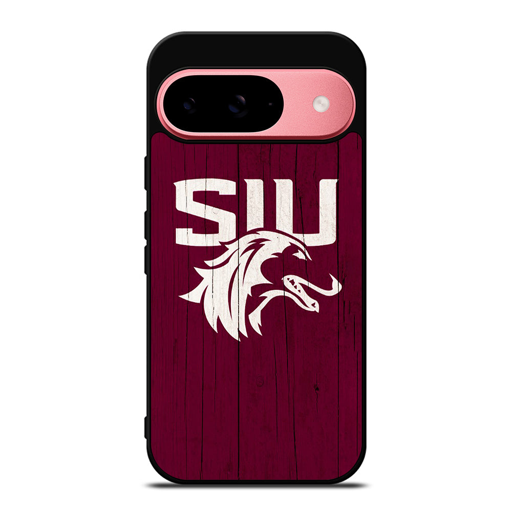 SOUTHERN ILLINOIS SALUKIS WOODEN LOGO Google Pixel 9 Case Cover