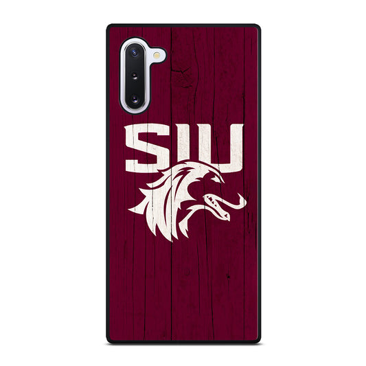 SOUTHERN ILLINOIS SALUKIS WOODEN LOGO Samsung Galaxy Note 10 Case Cover