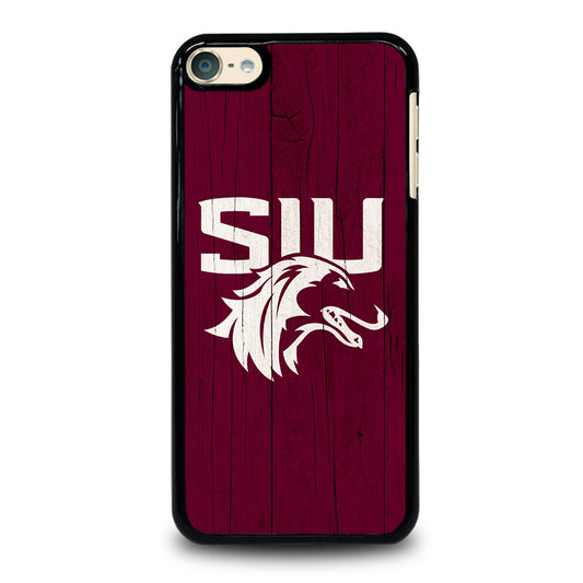 SOUTHERN ILLINOIS SALUKIS WOODEN LOGO iPod Touch 6 Case Cover