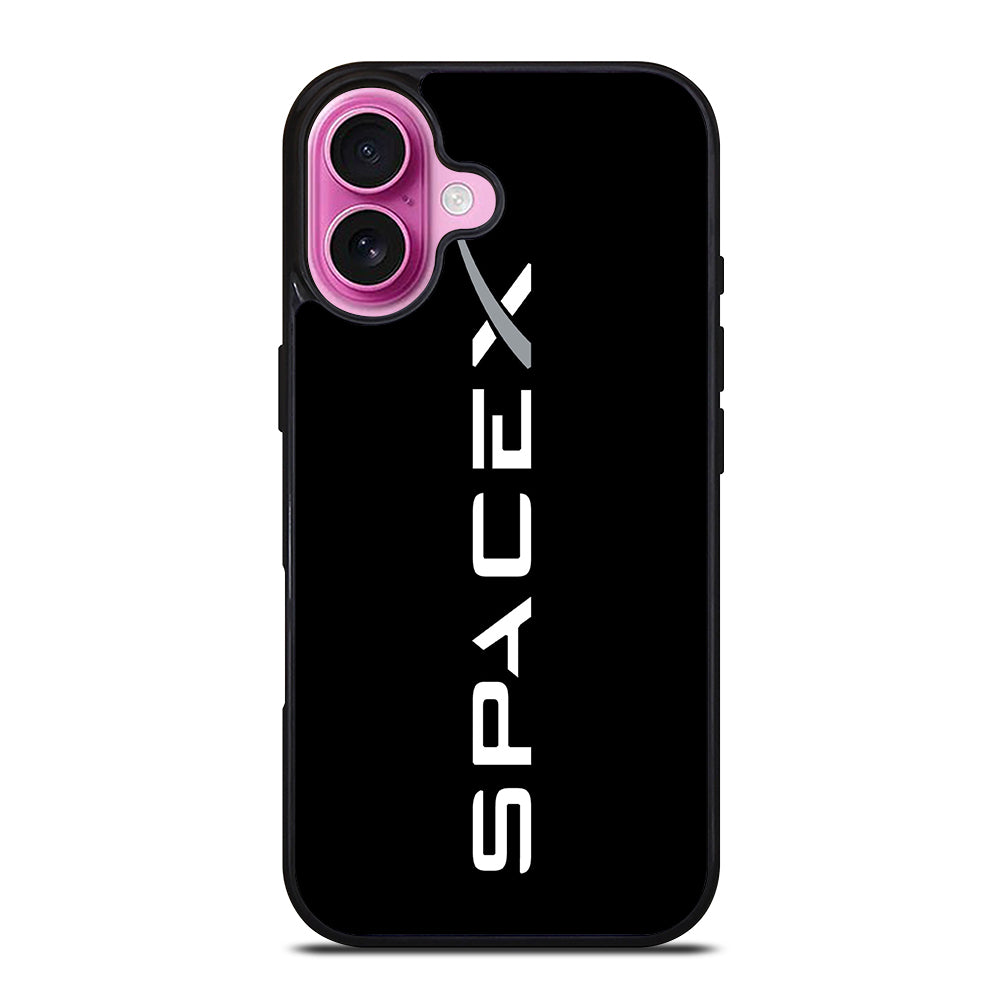 SPACE X LOGO 3 iPhone 16 Plus Case Cover