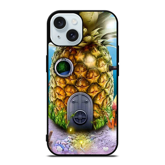 SPONGEBOB PINEAPPLE HOUSE 3 iPhone 15 Case Cover