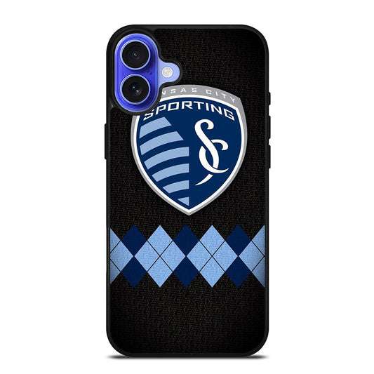 SPORTING KANSAS CITY LOGO FOOTBALL 1 iPhone 16 Case Cover