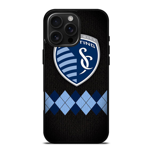 SPORTING KANSAS CITY LOGO FOOTBALL 1 iPhone 16 Pro Max Case Cover