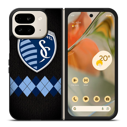 SPORTING KANSAS CITY LOGO FOOTBALL 1 Google Pixel 9 Pro Fold Case Cover