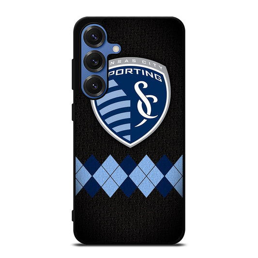 SPORTING KANSAS CITY LOGO FOOTBALL 1 Samsung Galaxy S25 Case Cover
