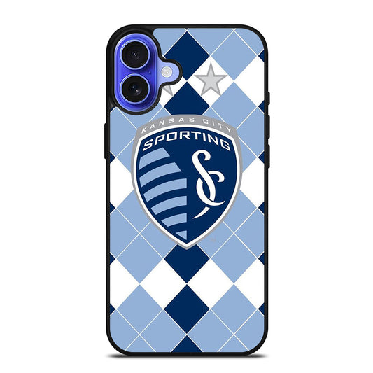 SPORTING KANSAS CITY LOGO FOOTBALL 2 iPhone 16 Case Cover
