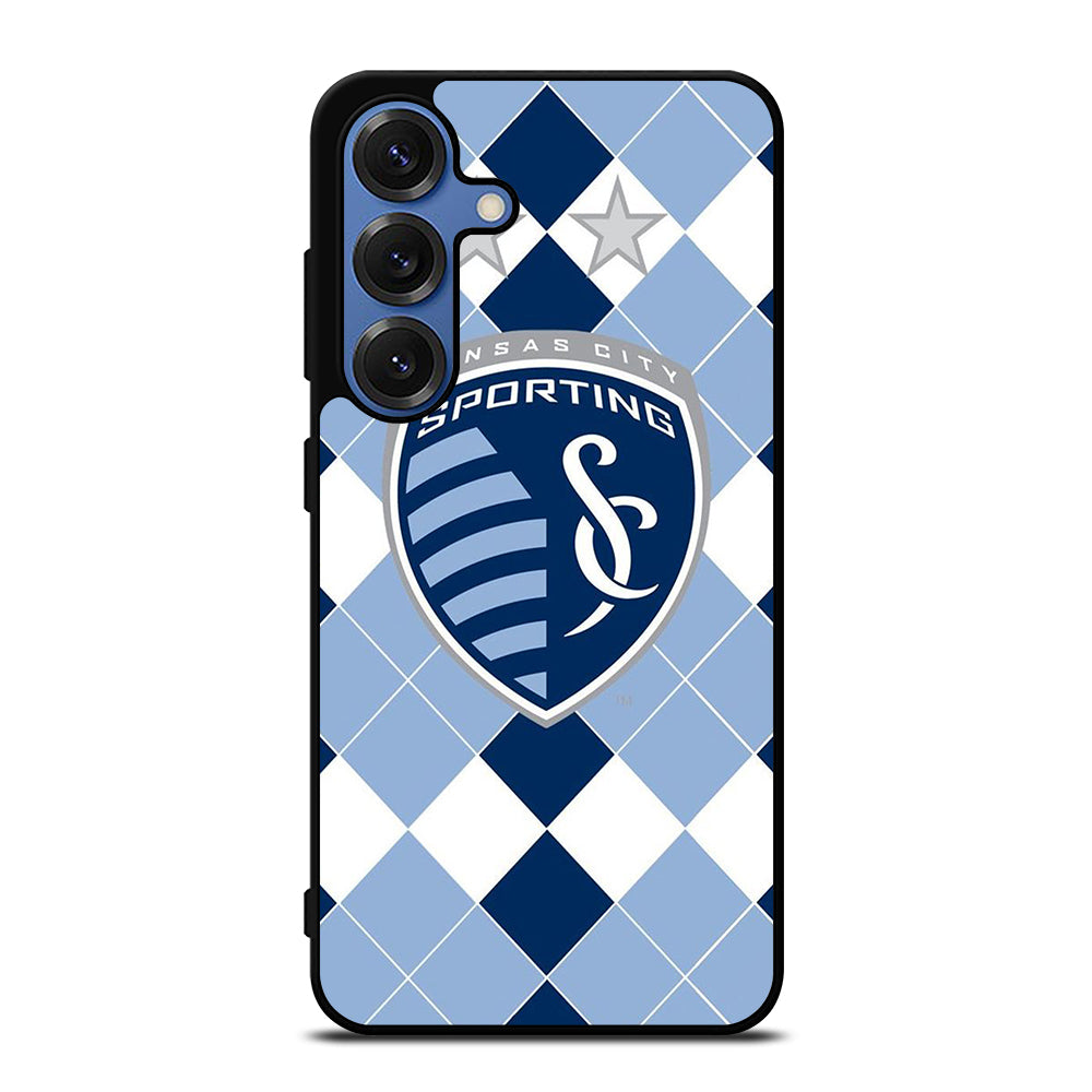 SPORTING KANSAS CITY LOGO FOOTBALL 2 Samsung Galaxy S25 Case Cover