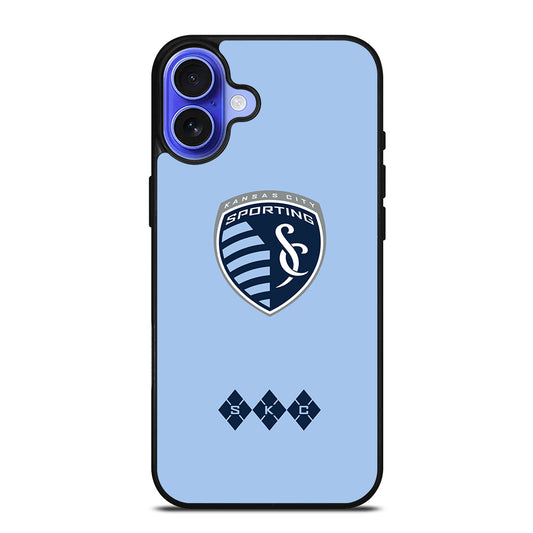 SPORTING KANSAS CITY LOGO iPhone 16 Case Cover