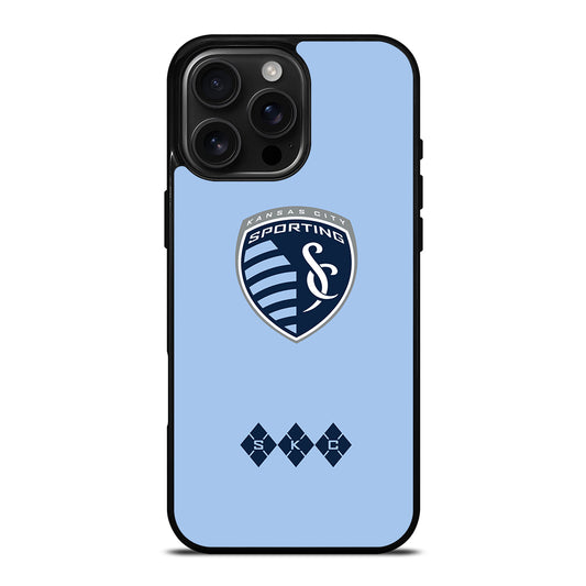 SPORTING KANSAS CITY LOGO iPhone 16 Pro Max Case Cover