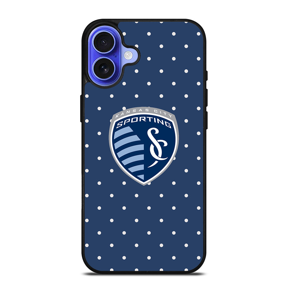 SPORTING KANSAS CITY TEAM LOGO iPhone 16 Case Cover
