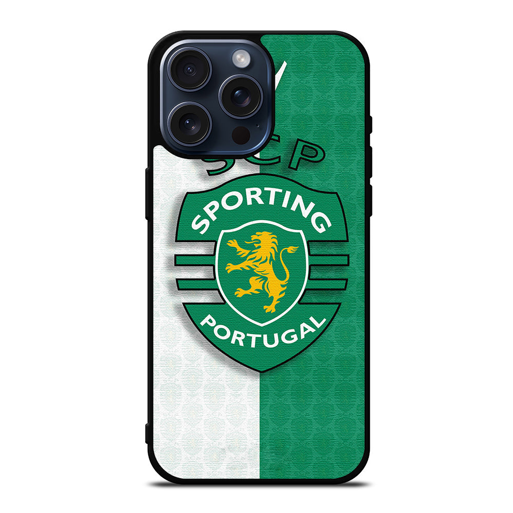 SPORTING LISBON FC FOOTBALL LOGO iPhone 15 Pro Max Case Cover