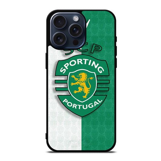 SPORTING LISBON FC FOOTBALL LOGO iPhone 15 Pro Max Case Cover