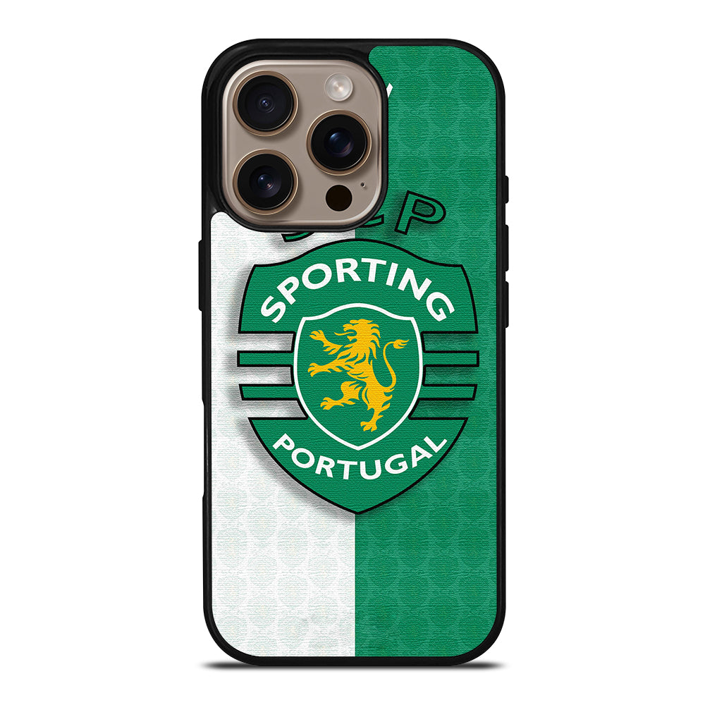 SPORTING LISBON FC FOOTBALL LOGO iPhone 16 Pro Case Cover