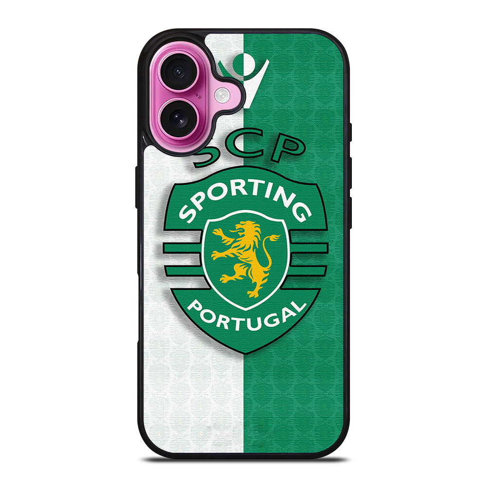 SPORTING LISBON FC FOOTBALL LOGO iPhone 16 Plus Case Cover
