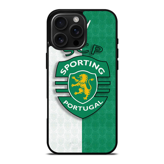 SPORTING LISBON FC FOOTBALL LOGO iPhone 16 Pro Max Case Cover