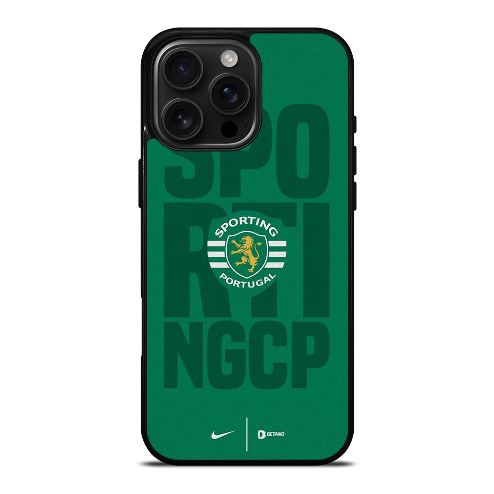 SPORTING LISBON FOOTBALL LOGO TEAM iPhone 16 Pro Max Case Cover