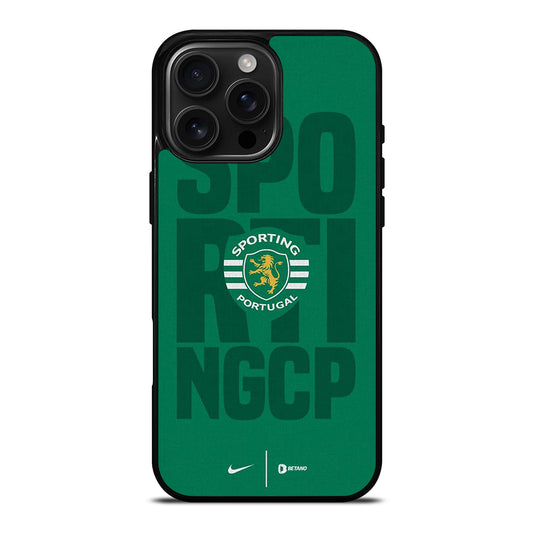 SPORTING LISBON FOOTBALL LOGO TEAM iPhone 16 Pro Max Case Cover
