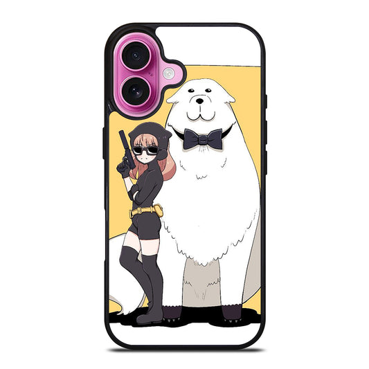 SPY X FAMILY ANYA AND BOND ANIME 2 iPhone 16 Plus Case Cover