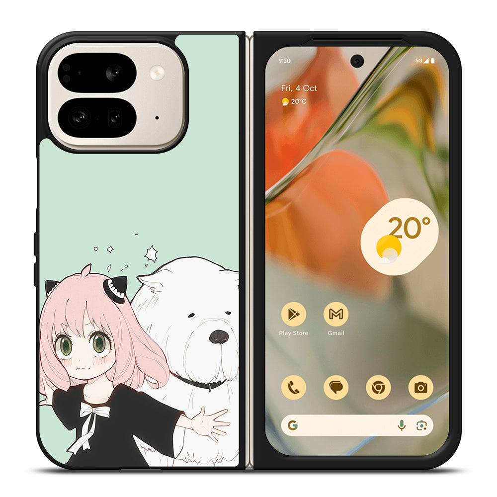 SPY X FAMILY ANYA AND BOND ANIME 3 Google Pixel 9 Pro Fold Case Cover