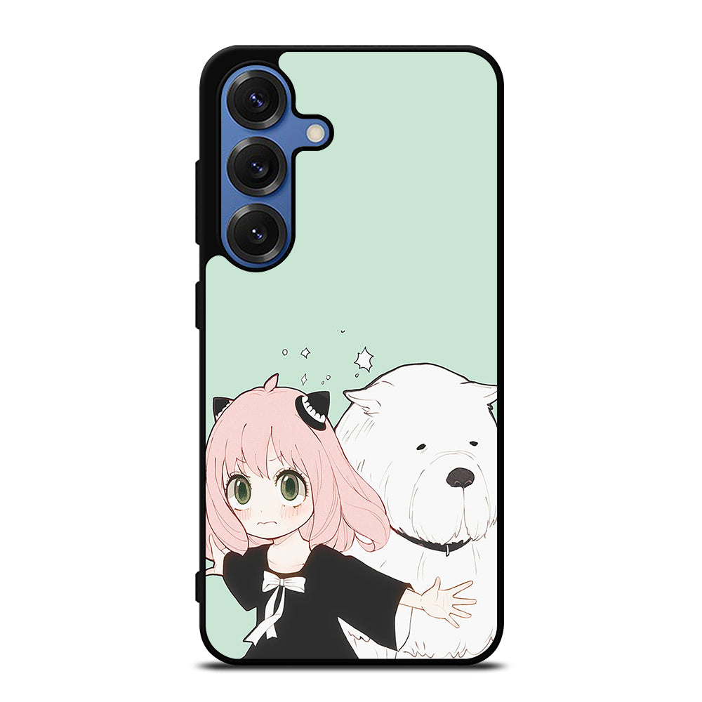 SPY X FAMILY ANYA AND BOND ANIME 3 Samsung Galaxy S25 Case Cover