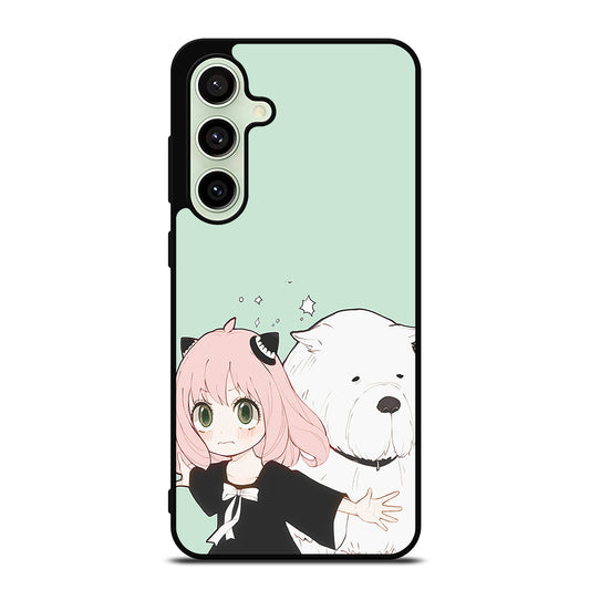 SPY X FAMILY ANYA AND BOND ANIME 3 Samsung Galaxy S24 FE Case Cover
