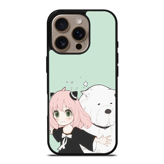 SPY X FAMILY ANYA AND BOND ANIME 3 iPhone 16 Pro Case Cover