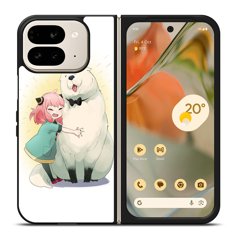 SPY X FAMILY ANYA AND BOND ANIME Google Pixel 9 Pro Fold Case Cover