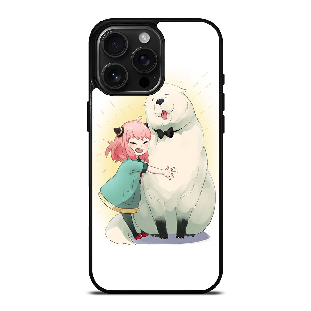 SPY X FAMILY ANYA AND BOND ANIME iPhone 16 Pro Max Case Cover