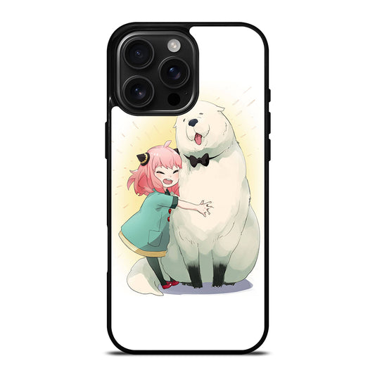 SPY X FAMILY ANYA AND BOND ANIME iPhone 16 Pro Max Case Cover