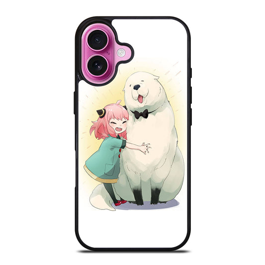 SPY X FAMILY ANYA AND BOND ANIME iPhone 16 Plus Case Cover