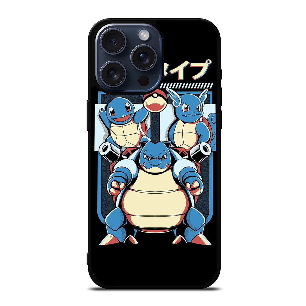 SQUIRTLE POKEMON MONSTER iPhone 15 Pro Max Case Cover