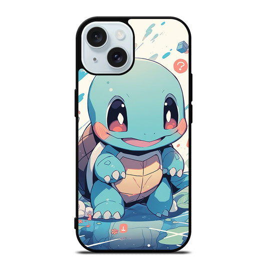 SQUIRTLE POKEMON MONSTER ART iPhone 15 Case Cover