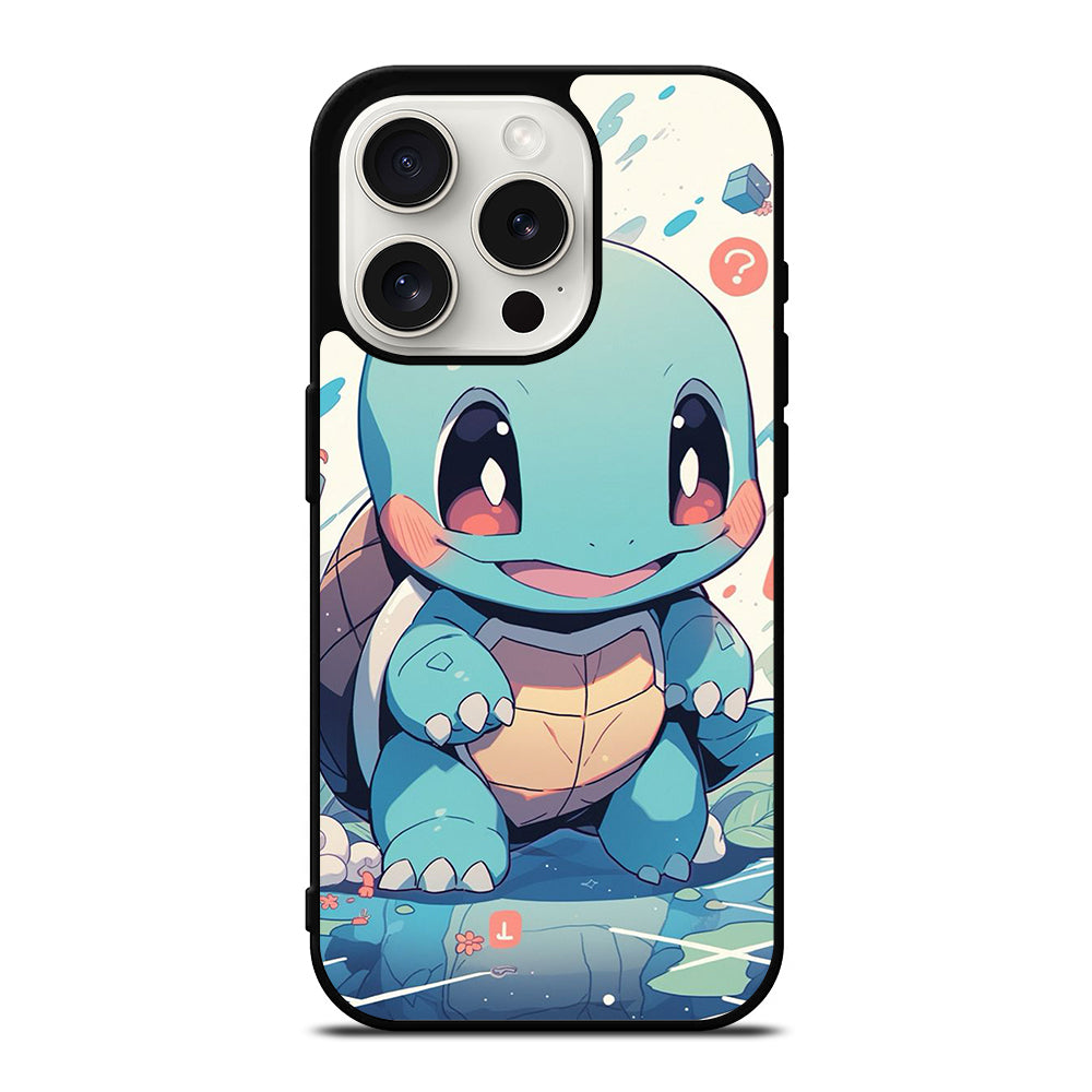SQUIRTLE POKEMON MONSTER ART iPhone 15 Pro Case Cover