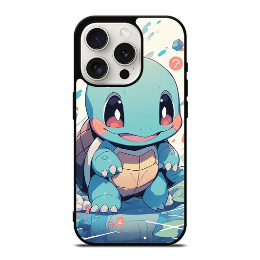 SQUIRTLE POKEMON MONSTER ART iPhone 15 Pro Case Cover