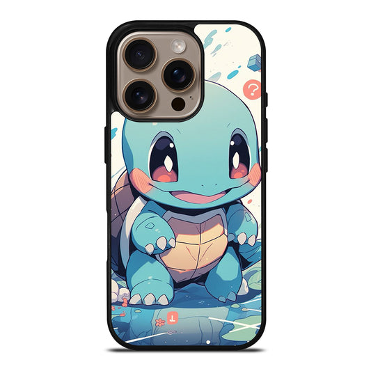 SQUIRTLE POKEMON MONSTER ART iPhone 16 Pro Case Cover