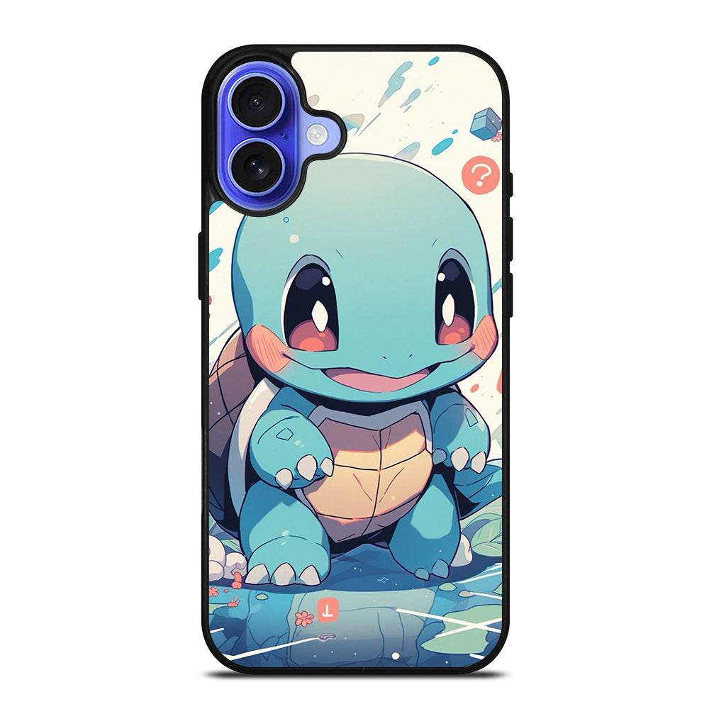 SQUIRTLE POKEMON MONSTER ART iPhone 16 Case Cover