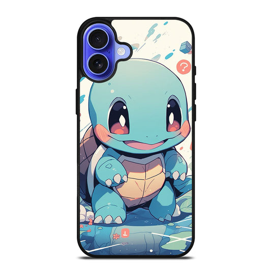 SQUIRTLE POKEMON MONSTER ART iPhone 16 Case Cover