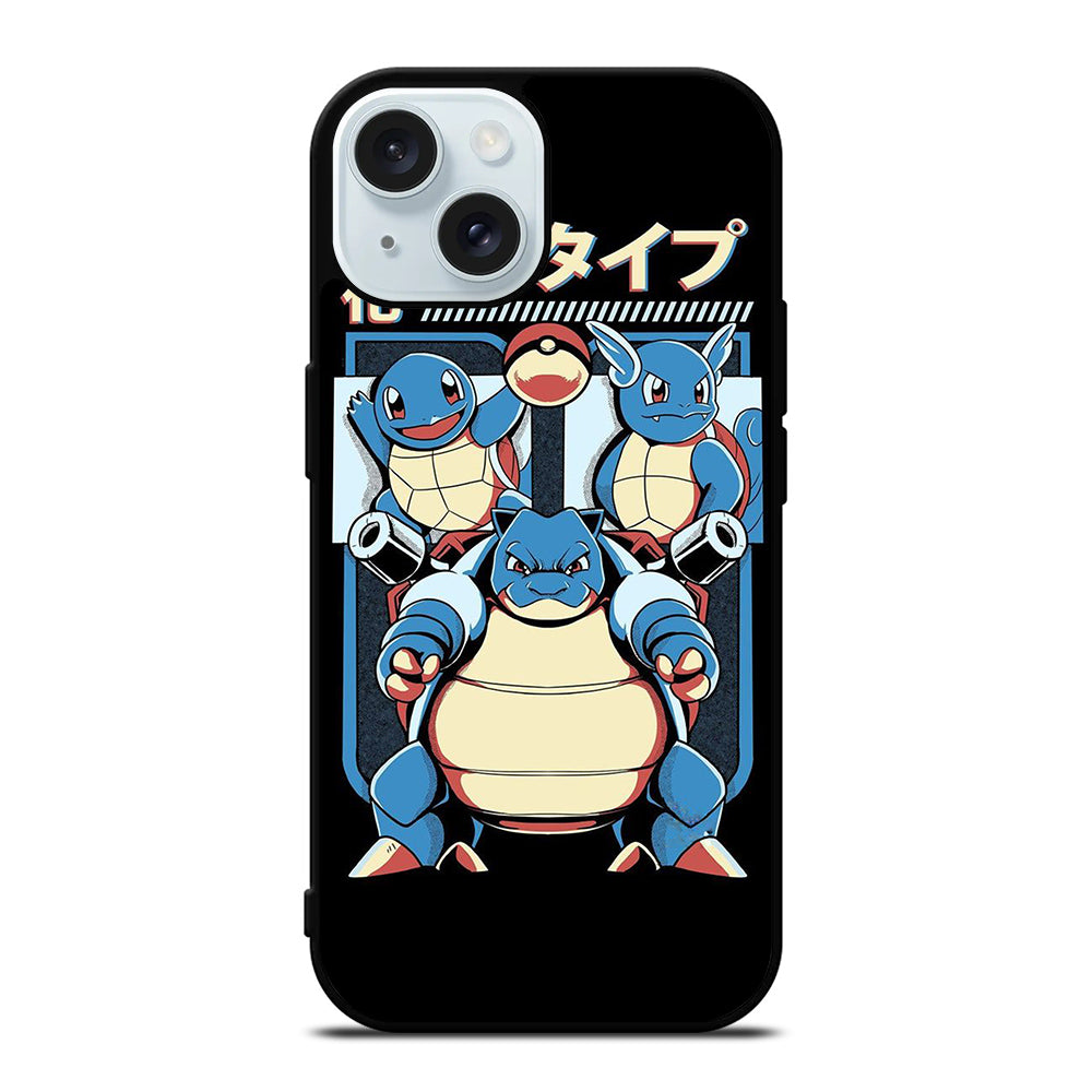 SQUIRTLE POKEMON MONSTER iPhone 15 Case Cover