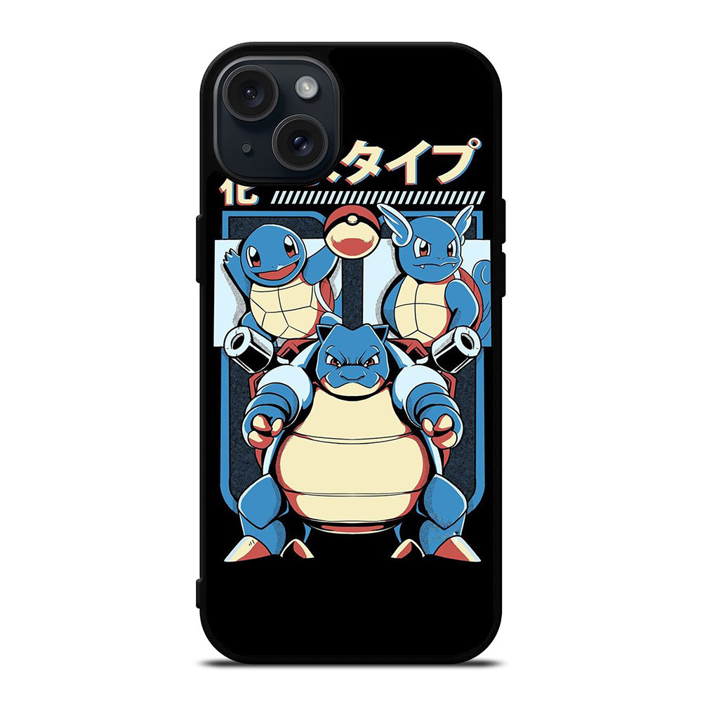 SQUIRTLE POKEMON MONSTER iPhone 15 Plus Case Cover