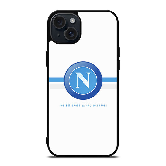 SSC NAPOLI LOGO 3 iPhone 15 Plus Case Cover