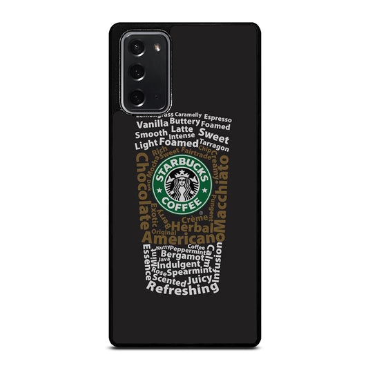 STARBUCKS COFFEE QUOTE 3 Samsung Galaxy Note 20 Case Cover