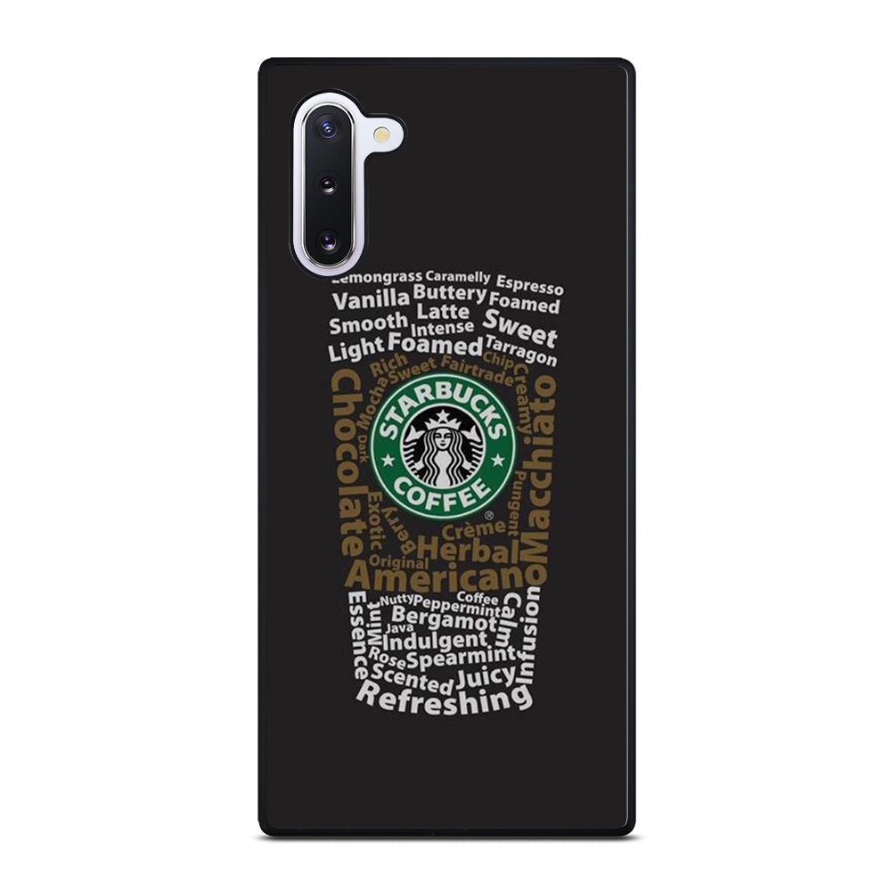 STARBUCKS COFFEE QUOTE 3 Samsung Galaxy Note 10 Case Cover