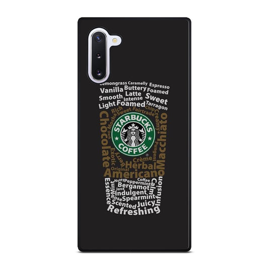 STARBUCKS COFFEE QUOTE 3 Samsung Galaxy Note 10 Case Cover