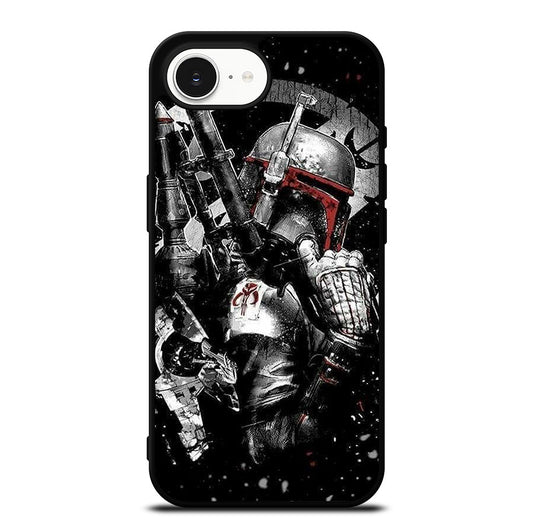 STAR WARS BOBA FETT MANDALORIAN ART 2 iPhone 16e Case Cover