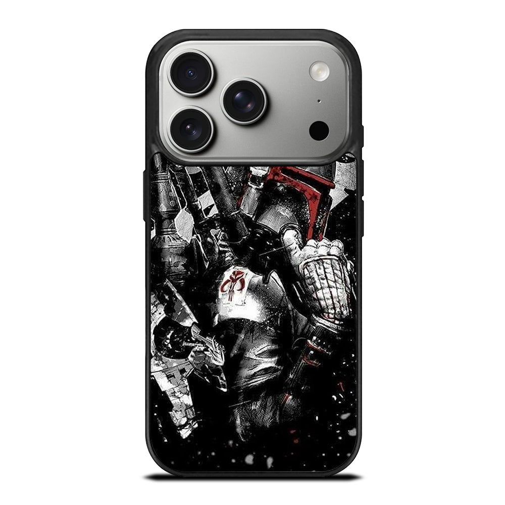 STAR WARS BOBA FETT MANDALORIAN ART 2 iPhone 17 Pro Case Cover