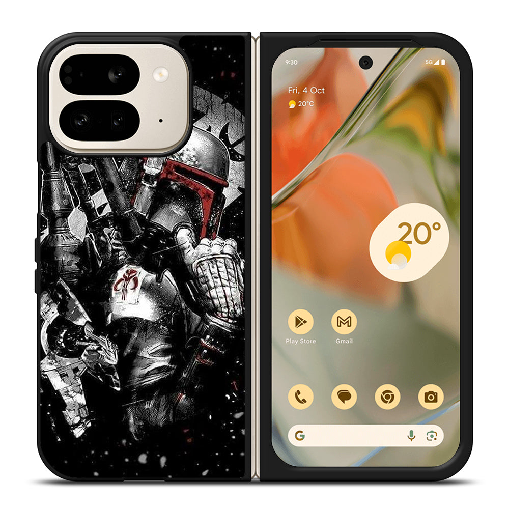 STAR WARS BOBA FETT MANDALORIAN ART 2 Google Pixel 9 Pro Fold Case Cover